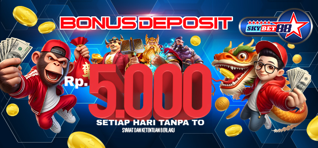 BONUS DEPO HARIAN Rp.5000